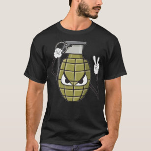 Cute Hand Grenade Explosive Gift For Cool Men & Wo T-Shirt