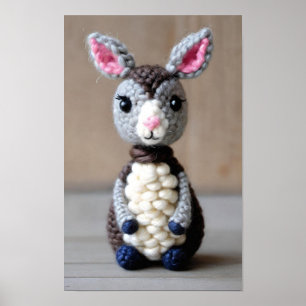 Cute Handmade Amigurumi Poster