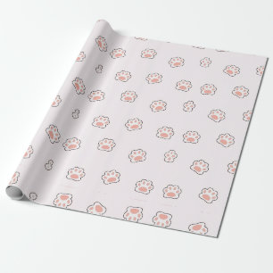 CUTE HAND'S DOG WRAPPING PAPER