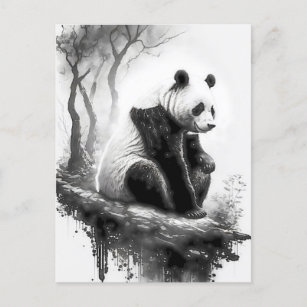 Cute, handsome, kind Panda Bear Postcard