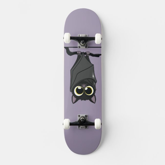 Cute Hanging Bat  Skateboard (Front)