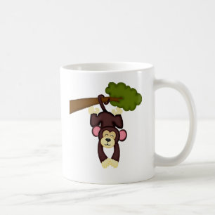 Cute Hanging Monkey Coffee Mug