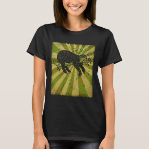 Cute Hanging Sloth Vintage Design Perfect For Slot T-Shirt