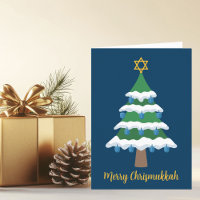 Cute Hanukkah Christmas Tree Merry Chrismukkah