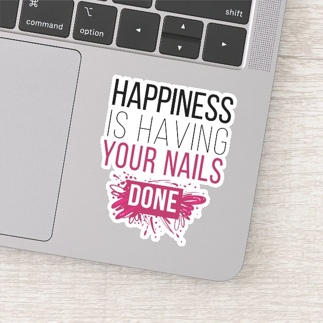 Cute Happiness Is Having Your Nails Done (Detail)