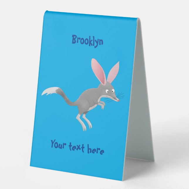 Cute happy Australian bilby cartoon (Front)