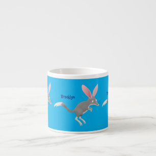 Cute happy Australian bilby cartoon Espresso Cup