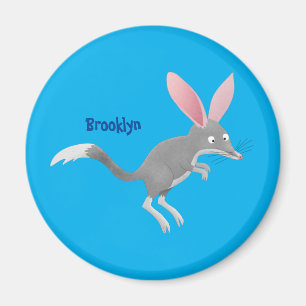 Cute happy Australian bilby cartoon Magnet