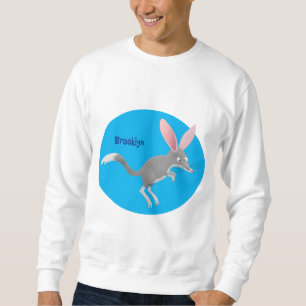 Cute happy Australian bilby cartoon Sweatshirt