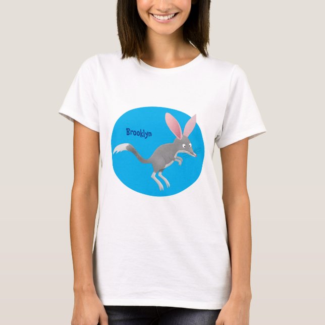 Cute happy Australian bilby cartoon T-Shirt (Front)