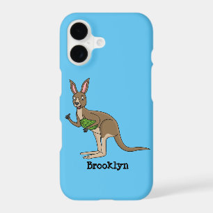 Cute happy Australian kangaroo illustration