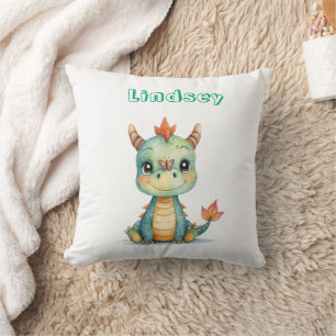 Cute Happy Baby Dragon Cushion