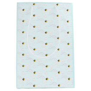 Cute happy bee gift bag