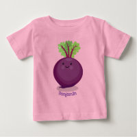 Cute happy beet root kitchen cartoon illustration