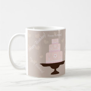 Cute Happy birthday cake Coffee Mug