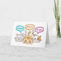 Cute Happy Birthday Kittens Funny Cat Lover