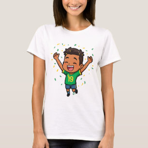 Cute Happy Boy Women's T-Shirt Funny Kids Charact