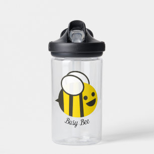 Cute Happy Busy Bumble Bee Water Bottle