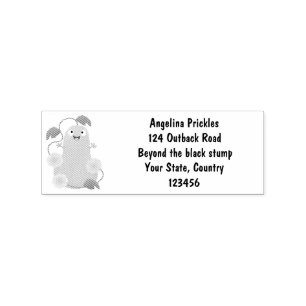 Cute happy butternut pumpkin gourd cartoon rubber stamp