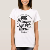 Cute Happy Camper Crew Official Member Name