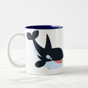 Cute Happy Cartoon Killer Whale Mug
