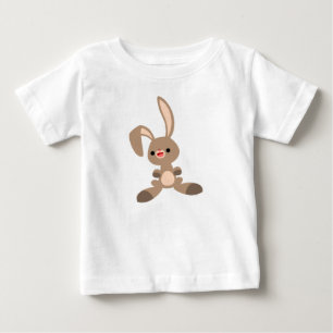 Cute Happy Cartoon Rabbit Baby T-Shirt