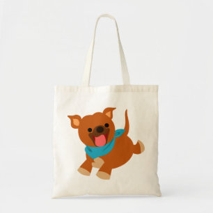 Cute Happy Cartoon Staffie Bag