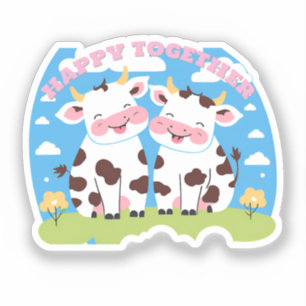 Cute Happy Cows