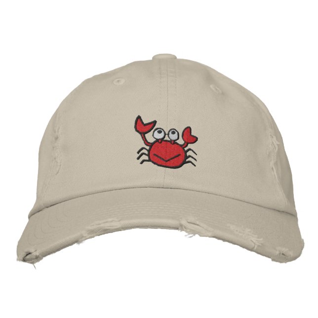 cute happy crab hat (Front)