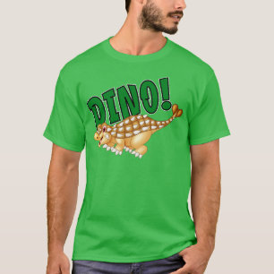 Cute Happy Dinosaur Spiked Dino T-Shirt