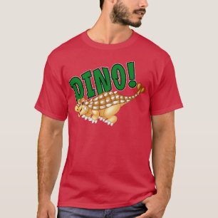 Cute Happy Dinosaur Spiked Dino T-Shirt