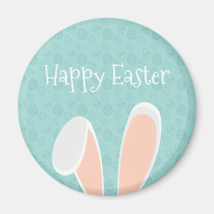 Cute Happy Easter Bunny Ears   Magnet