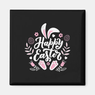 Cute Happy Easter Bunny  Magnet
