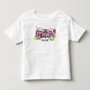 Cute happy easter bunny mini Toddler gift T-Shirt