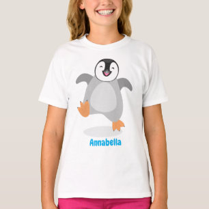 Cute happy emperor penguin chick cartoon T-Shirt