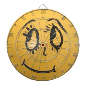 Cute Happy Face Dartboard
