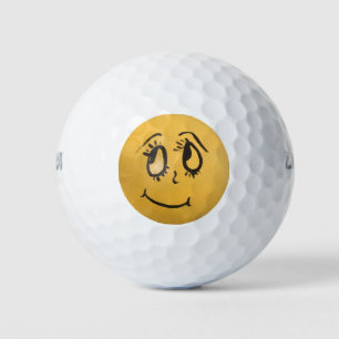 Cute Happy Face Golf Balls
