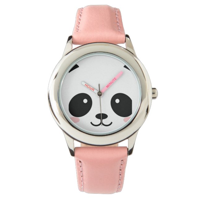 Cute Happy Face Panda Watch (Front)