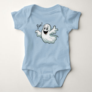 Cute Happy Ghost Baby Bodysuit