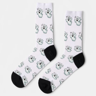 Cute Happy Ghost Socks