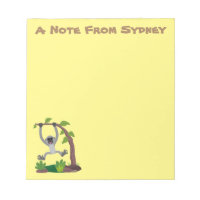 Cute happy gibbon ape cartoon illustration 