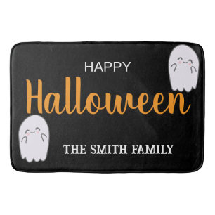 Cute Happy Halloween  Bath Mat