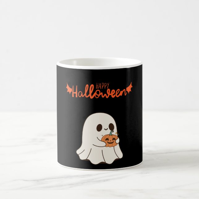 Cute Happy Halloween Coffee Mug (Center)
