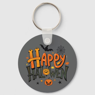 Cute Happy Halloween  Key Ring