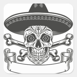 Cute Happy Halloween Stikers Square Sticker