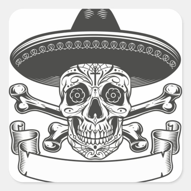 Cute Happy Halloween Stikers Square Sticker (Front)