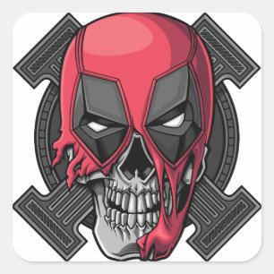 Cute Happy Halloween Stikers Square Sticker