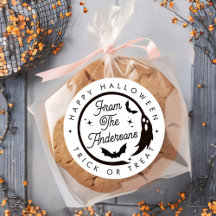 Cute Happy Halloween Trick or Treat Ghost Bats