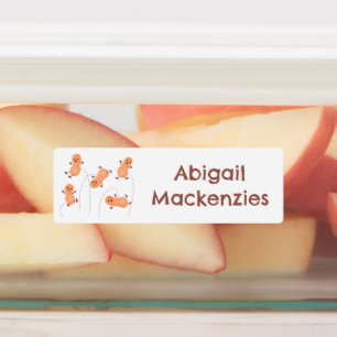 Cute happy jumping peanuts cartoon personalised