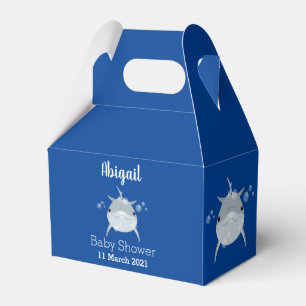 Cute happy kawaii dolphin cartoon favour box